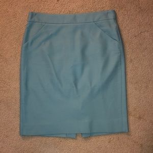 J.Crew Factory “The Pencil Skirt” in Turquoise